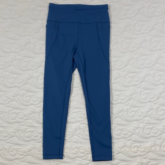 LOT of 3 Athletic Works Capri Leggings Size Medium Blue Green - Picture 6 of 15